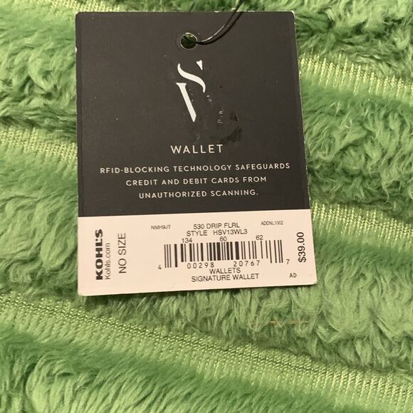 Simply Vera Vera Wang RFID blocking zipper wallet NWT - Picture 6 of 6